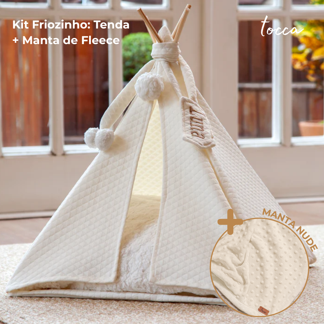 Kit Friozinho - Tenda + Manta de Fleece