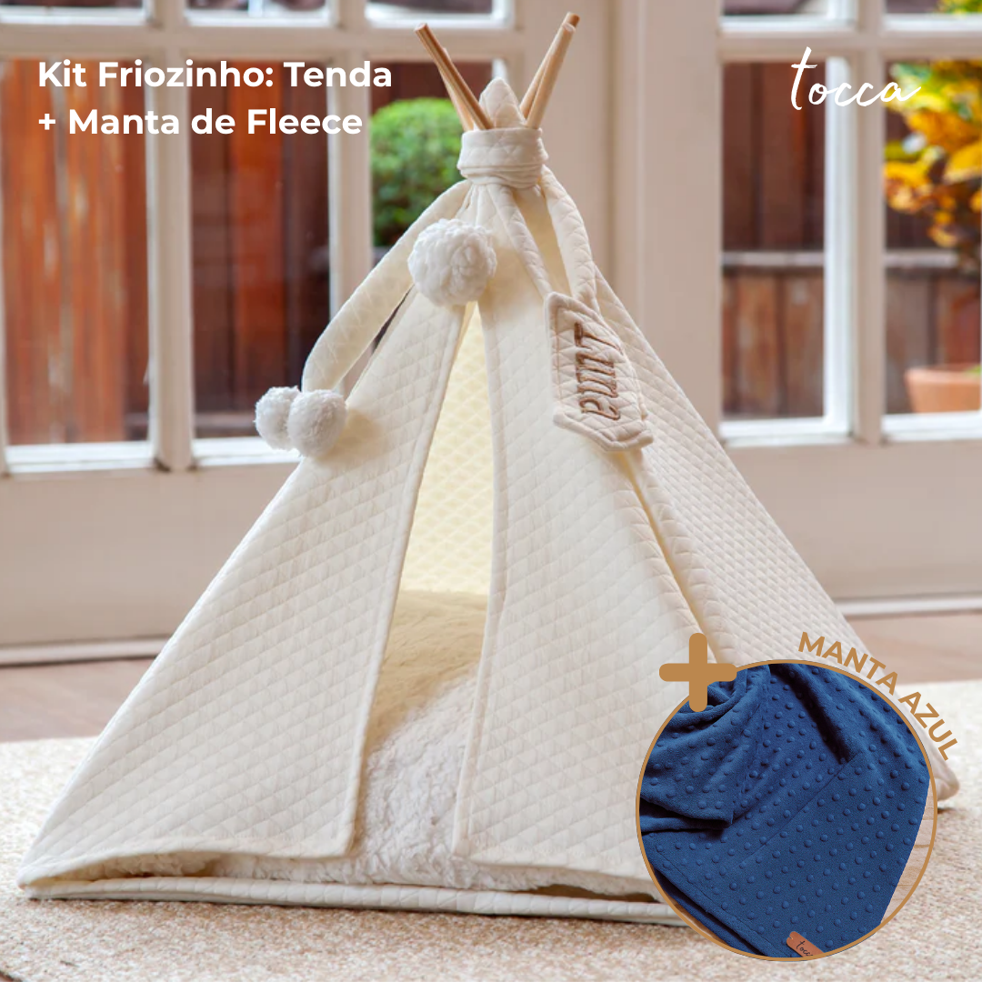 Kit Friozinho - Tenda + Manta de Fleece