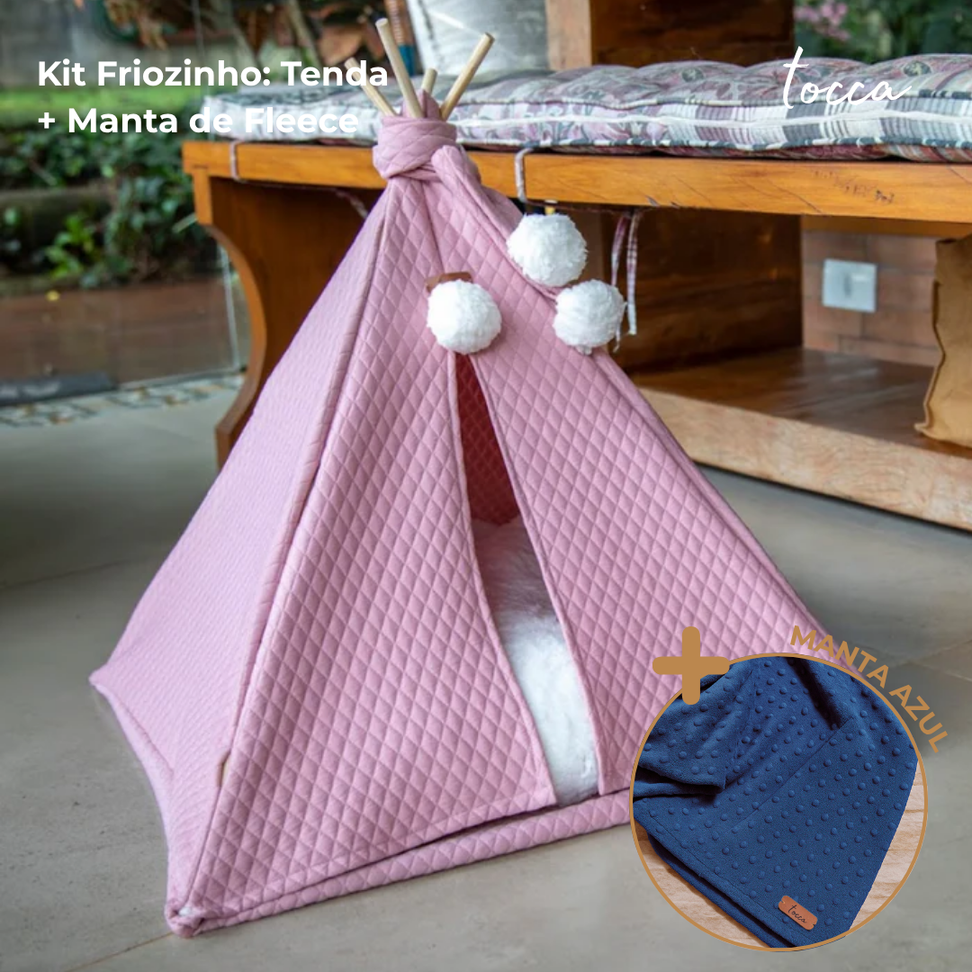Kit Friozinho - Tenda + Manta de Fleece