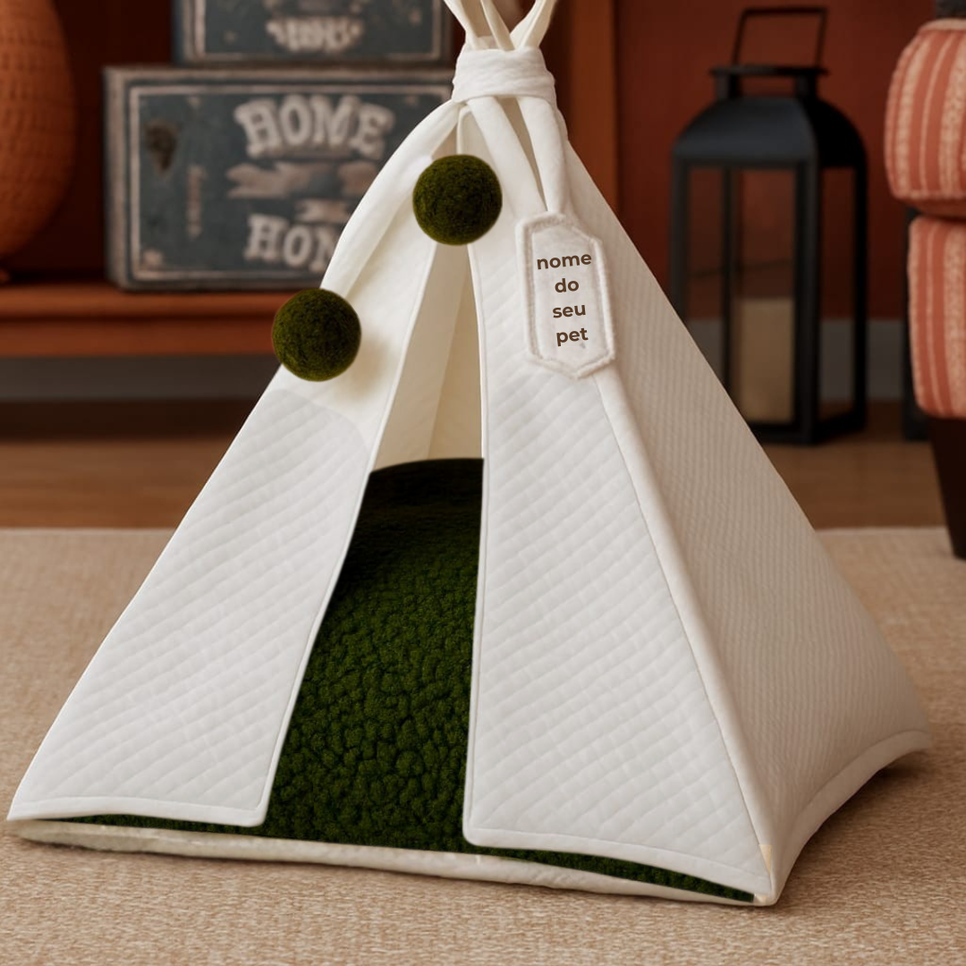 Tenda Caminha Pet - Cor Nude