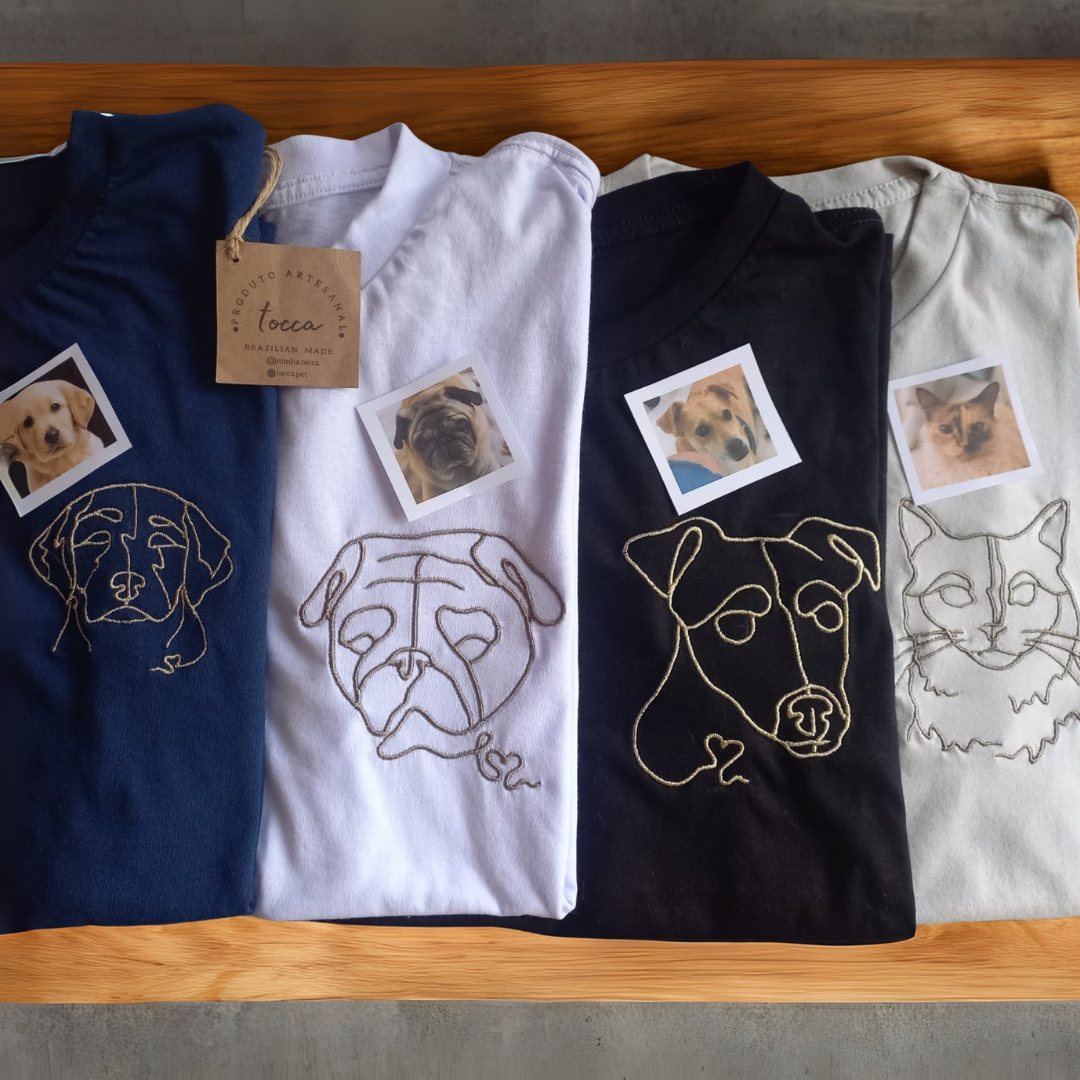 Camiseta Bordada Personalizada