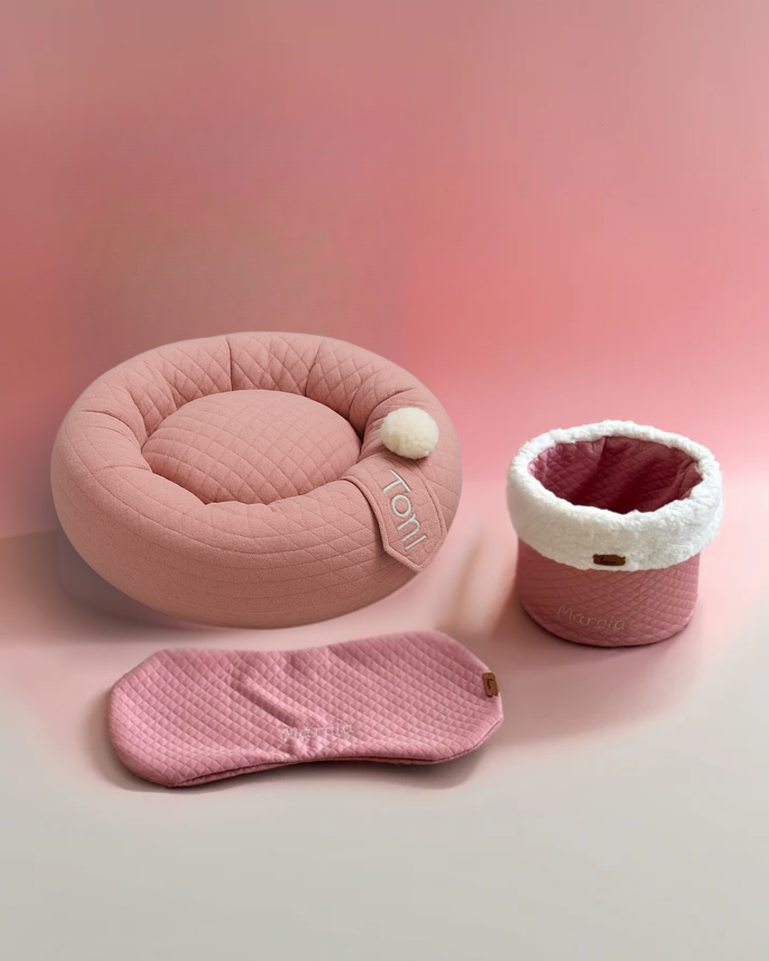 Kit Cama de Verão - Cama de Verão + Cesto de Brinquedos + Sousplat