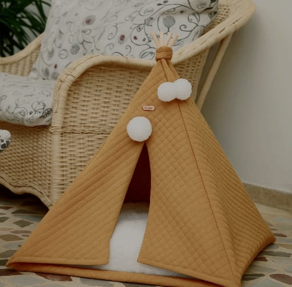 Tenda Caminha Pet - Cor Doce de Leite