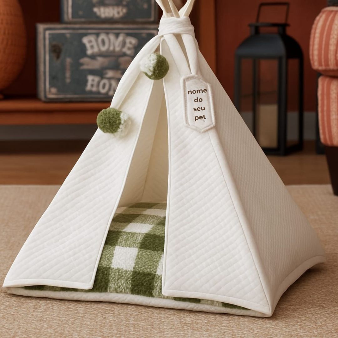Tenda Caminha Pet - Cor Nude