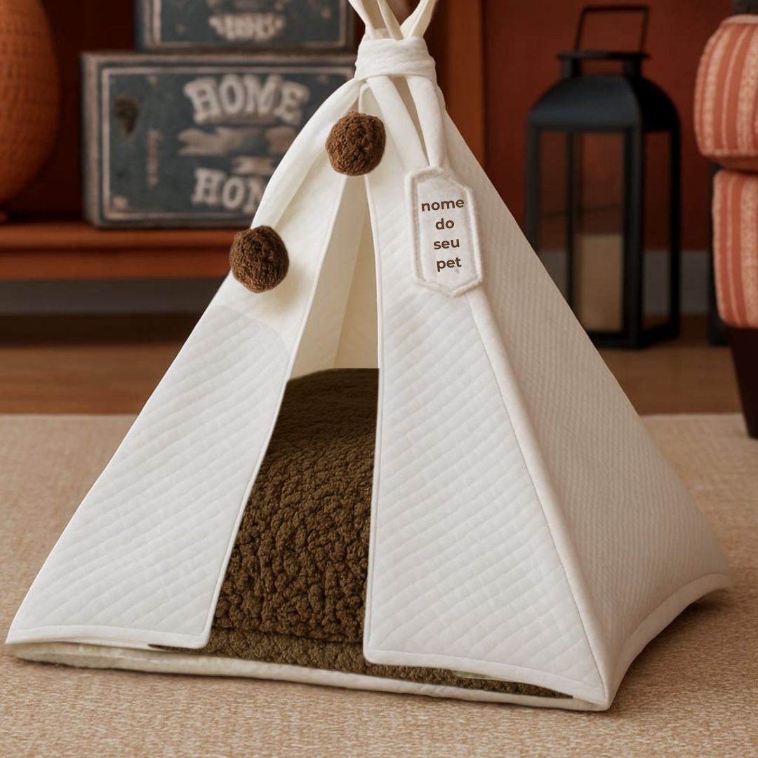 Tenda Caminha Pet - Cor Nude