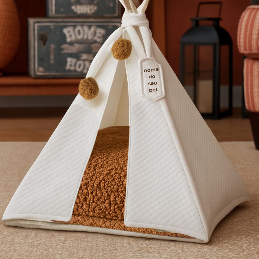Tenda Caminha Pet - Cor Nude