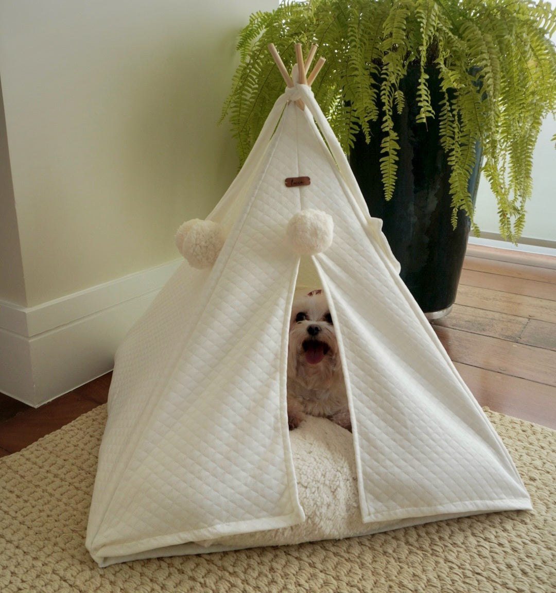 Kit Tenda Caminha Pet - Cor Nude