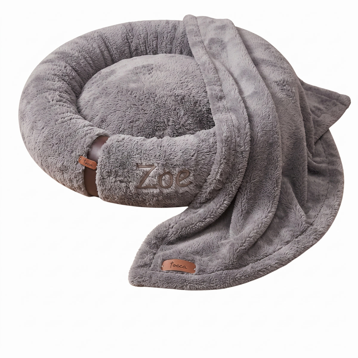 Kit Cama Nuvem Pet + Manta de Fleece - Cores Variadas
