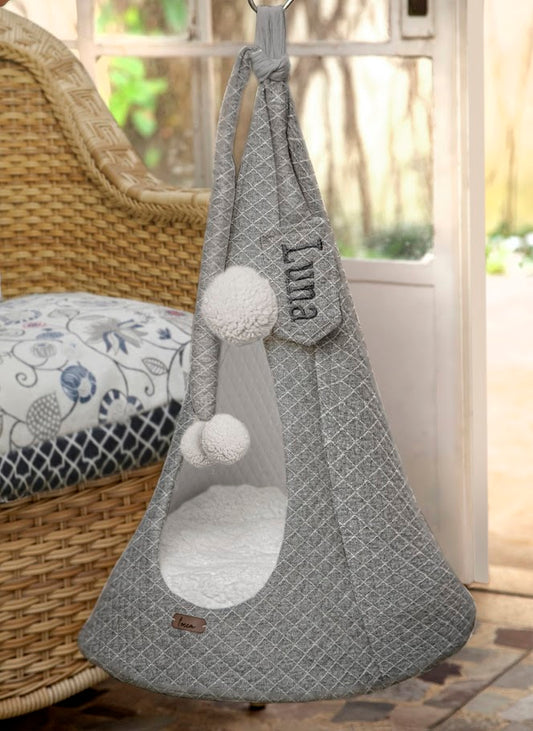Tocca - Tenda Suspensa Pet - Cor Cinza